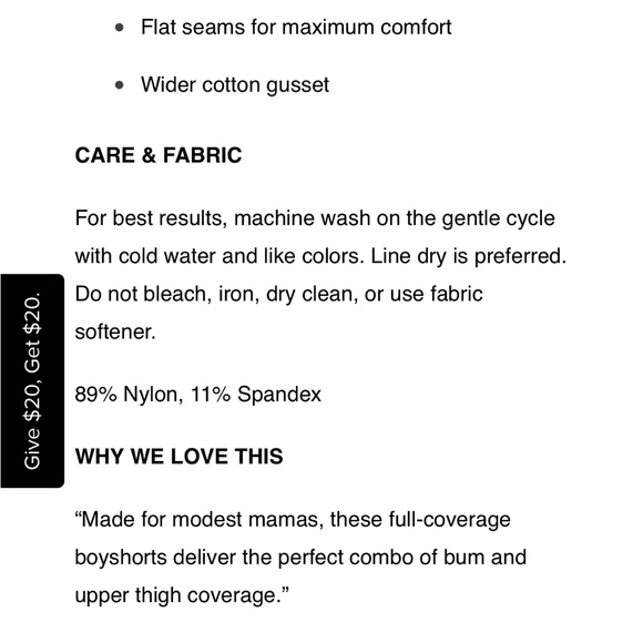 Blanqi: everyday seamless maternity over the belly support boy shorts. - Picture 6 of 10